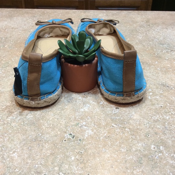 NATURALIZER TURQUOISE ESPADRILLE FLATS - Picture 3 of 8